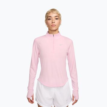 Női futó hosszú ujjú Nike Tempo Swoosh Run Dri-Fit 1/4-Zip pink foam/white