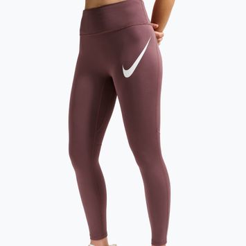 Női futóleggings Nike Tempo Swoosh Run High-Waisted 7/8 tattoo/white