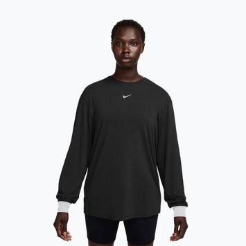 Női hosszú ujjú edzőfelső Nike One Relaxed Dri-Fit black/white