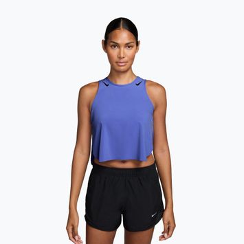 Női futótrikó Nike AeroSwift Dri-Fit ADV Cropped Tank Top off sapphire/black