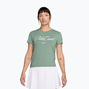 Női teniszpóló Nike Court Heritage steam/barely green