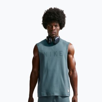 Férfi edzőpóló Nike Athletic Club Dri-Fit mineral slate/mineral slate