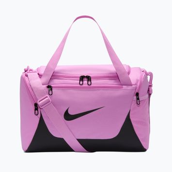Edzőtáska Nike Brasilia Duffel Extra Small 24 l light magenta/black/black