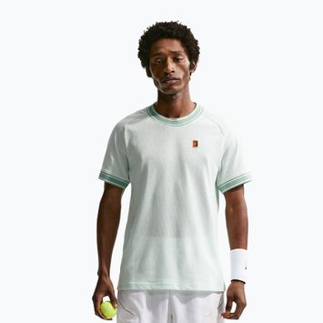 Férfi teniszpóló Nike Court Heritage barely green