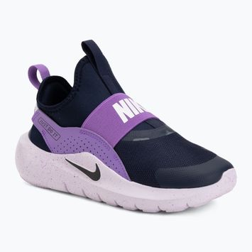 Gyerekcipők Nike Flex Runner 4 blackened blue/bright violet/black