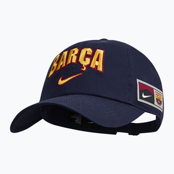 Gyerek ellenzős sapka Nike FC Barcelona Club Cotton blackened blue