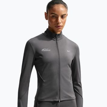 Női futófelső Nike Swift Dri-Fit Full Zip Mid-Layer medium ash