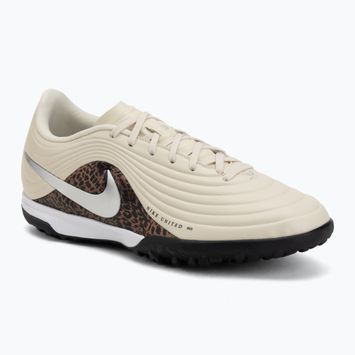 Férfi futballcipő Nike United Tiempo Maestro Academy TF fossil/burgundy crush/metallic silver