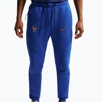 Férfi futballnadrág Nike FFF Tech Fleece Joggers game royal/metallic copper