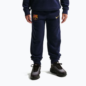 Gyerek nadrág Nike FC Barcelona Club Jogger blackened blue/mineral yellow