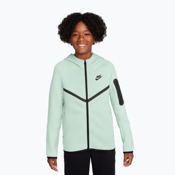 Gyerek pulóver Nike Sportswear Tech Fleece Full Zip barely green/black/black