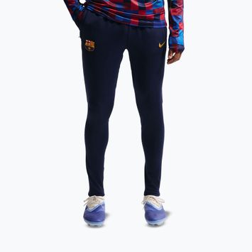 Férfi futballnadrág Nike FC Barcelona Strike Dri-Fit blackened blue/noble red/yellow