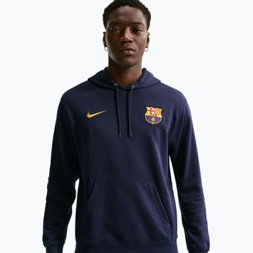 Férfi Nike FC Barcelona Club kapucnis pulóver