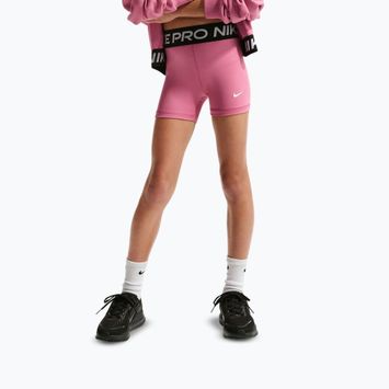 Nike Pro gyerek rövidnadrág peony/white