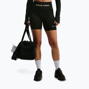 Női edzősort Nike Pro Seamless High Waisted Biker 5" black/white