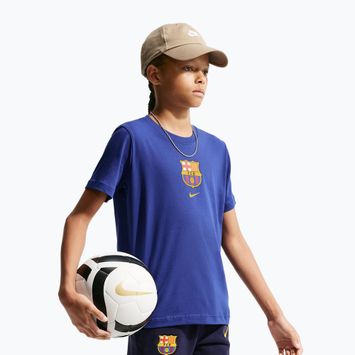 Gyerek póló Nike FC Barcelona Soccer deep royal blue