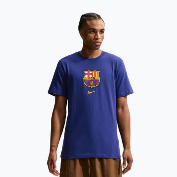 Férfi póló Nike FC Barcelona Soccer deep royal blue