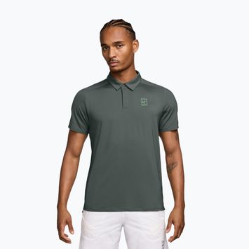 Férfi teniszpóló póló Nike Court Dri-Fit Advantage camo green/cucumber calm