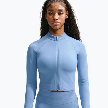 Női edzőpulóver Nike Pro Seamless work blue