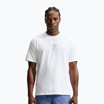 Férfi edző póló Nike N.A.C. white/ight smoke grey