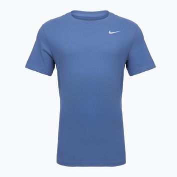 Férfi edző póló Nike Dri-FIT indigo storm/white