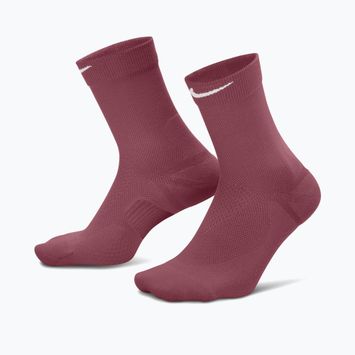 Zokni Nike Run Midweight Crew pink smoke/pink rise/white