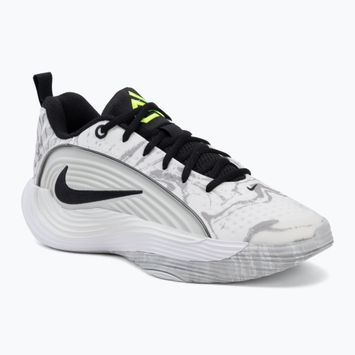 Férfi kosárlabda cipő Nike Giannis Immortality 5 white/off white/metallic silver