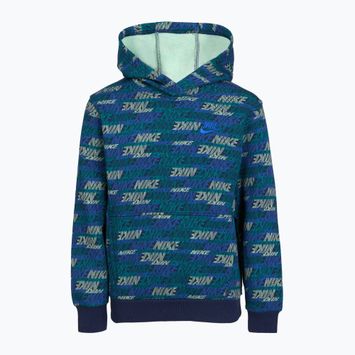 Gyerekpulóver Nike Sportswear Club Fleece bright spruce/midnight navy/game royal