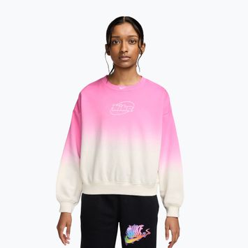 Gyerekpulóver Nike Sportswear Studio sail/playful pink/white