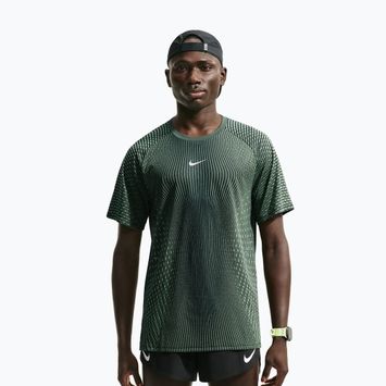 Férfi futó póló Nike Stride black/light green spark