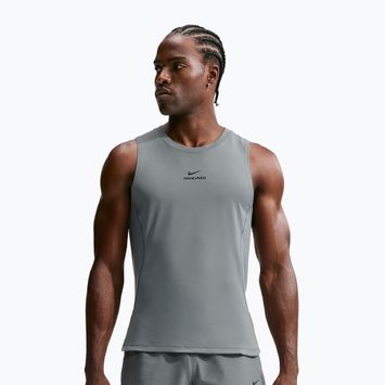 Férfi edző póló Nike Pro smoke grey/black