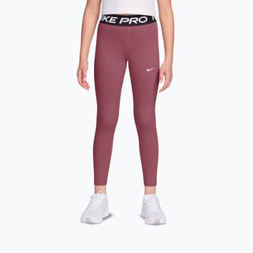Gyerek leggingsek Nike Pro pink smoke/white