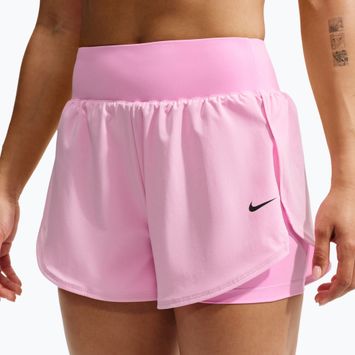 Női edző rövidnadrág Nike Pro Sculpt pink rise/black