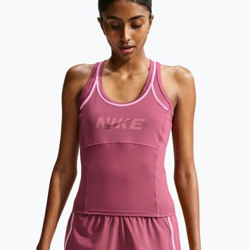 Női edző póló Nike One pink smoke/pink rise/mystic dates/white