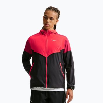 Férfi futókabát Nike Impossibly Light Windrunner black/light crimson/tough red