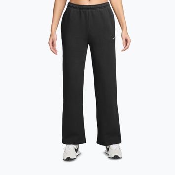 Női nadrág Nike Studio Fleece total black/sail