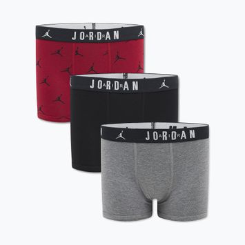 Gyerek boxeralsó Jordan JHB Flight Cotton Essential 3 pár gym red