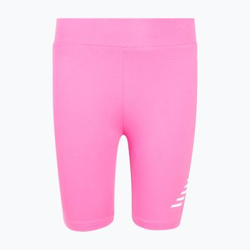 Gyerek rövidnadrág New Balance Stacked Logo Cycle pink satin