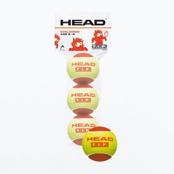 Gyermek teniszlabda készlet 3 db. HEAD 3B Fejcsúcs Piros Sárga 578113
