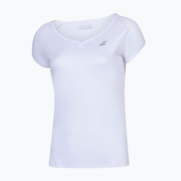 Babolat női tenisz póló Play Cap Sleeve fehér/fehér