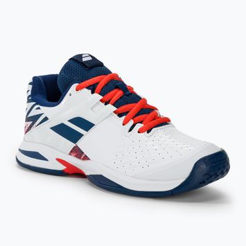 Gyerek teniszcipő Babolat Propulse All Court white/estate blue