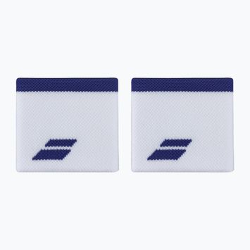 Csuklópánt Babolat Logo Wristband 2 db white/sodalite blue