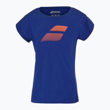 Babolat Exercise Cotton Jr gyermek póló sodalit kék