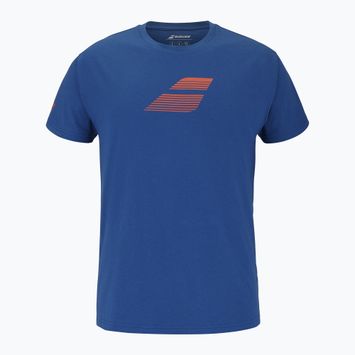 Babolat férfi Exercise Big Flag póló sötétkék