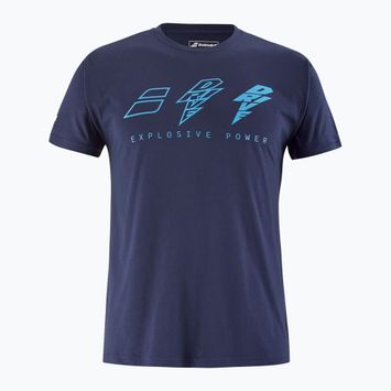 Férfi Babolat Drive Cotton drive drive heritage kék póló