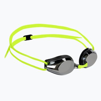 Gyerek úszószemüveg arena Tracks JR Mirror silver/black/fluoyellow