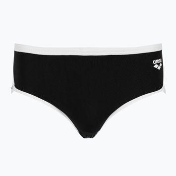 Férfi arena Icons Swim Alacsony derekú rövid egyszínű fekete/fehér úszó alsónadrág