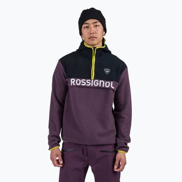 Férfi pulóver Rossignol Alltrack Fleece mulberry