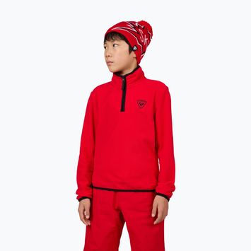 Gyerek pulóver Rossignol Jr Strawpile Fleece Fz sports red