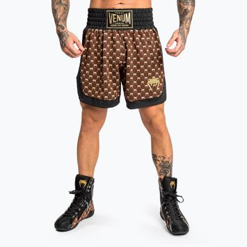 Férfi Venum Monogram Boxing rövidnadrág fekete/barna